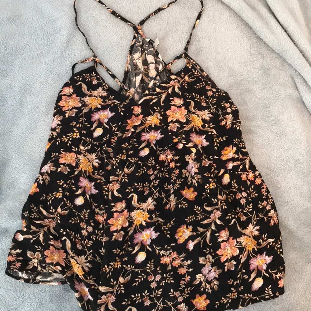 American Eagle V Neck Camisole Style Blouse